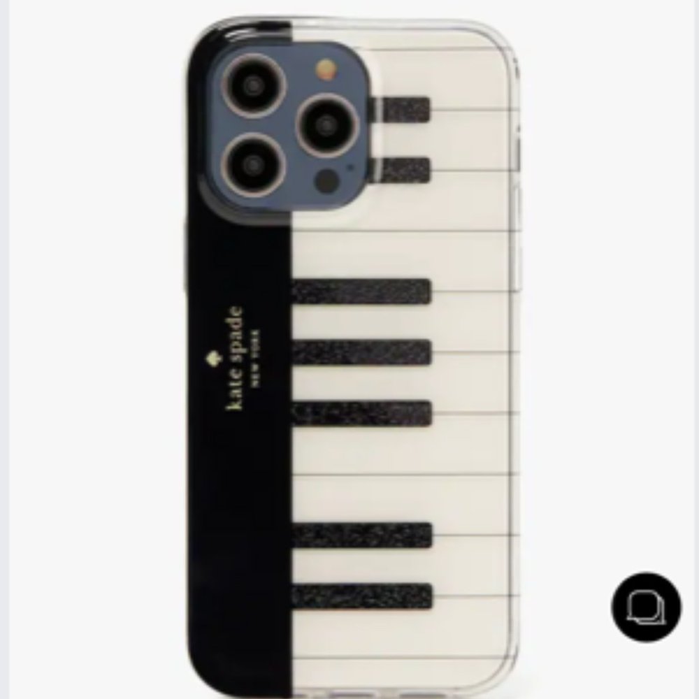 Kate Spade Pitch Purrfect Piano iPhone14 pro Max  Case